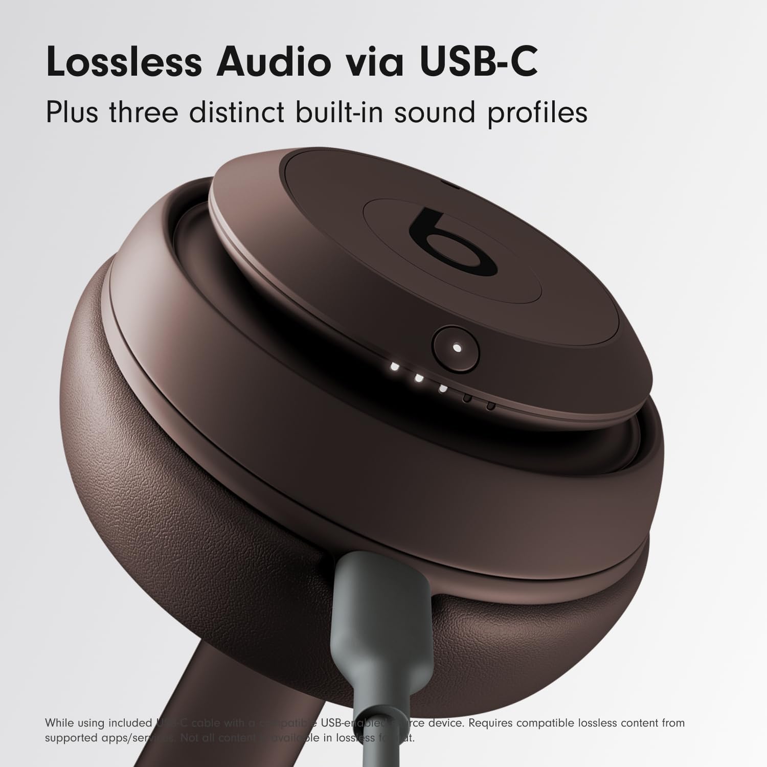 Beats Studio Pro - Wireless Bluetooth Noise Cancelling Headphones - Deep Brown (Renewed) - Image 6