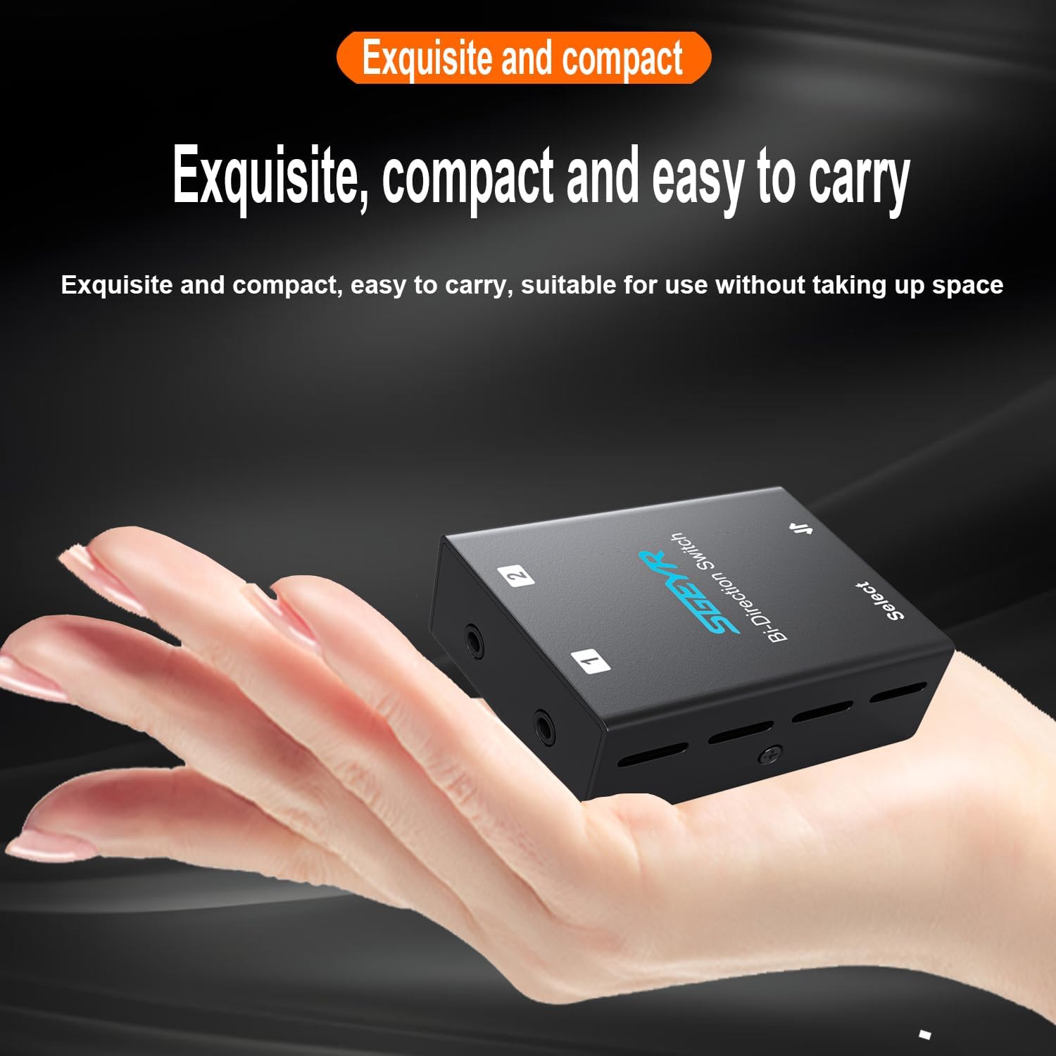 SGEYR Audio Switcher 2 Channel 3.5mm Bi-Direction Switch 2-in-1 Out/ 1-in-2 Out Audio Stereo Mixer Mini Sound Mixer for PC Versatile Connectivity - Image 5